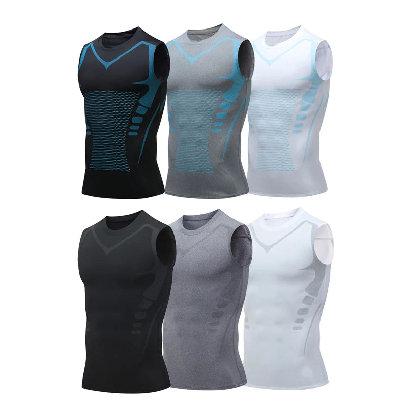 CompFit™ – Compression Tank Top for Men | Quick-Dry Gym Shirt