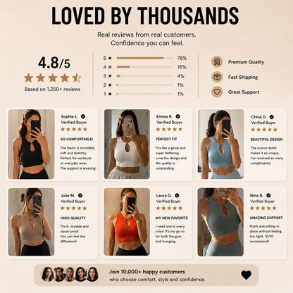 Koulango™ SculptFit Ribbed Crop Top