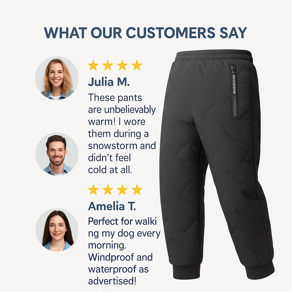 Winter Pants | Ultra-Warm Waterproof & Windproof