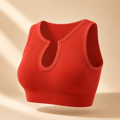 Koulango™ SculptFit Ribbed Crop Top