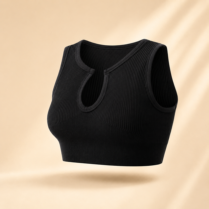 Koulango™ SculptFit Ribbed Crop Top