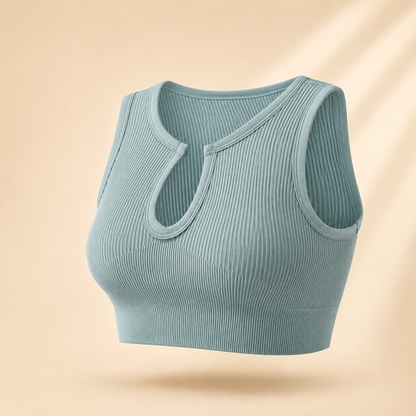 Koulango™ SculptFit Ribbed Crop Top