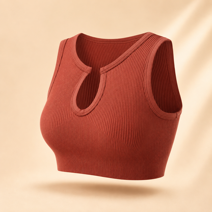 Koulango™ SculptFit Ribbed Crop Top