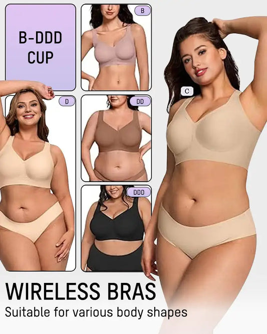 Koulango™ | Wireless Sculpting Bra – Lift, Support & Invisible Comfort