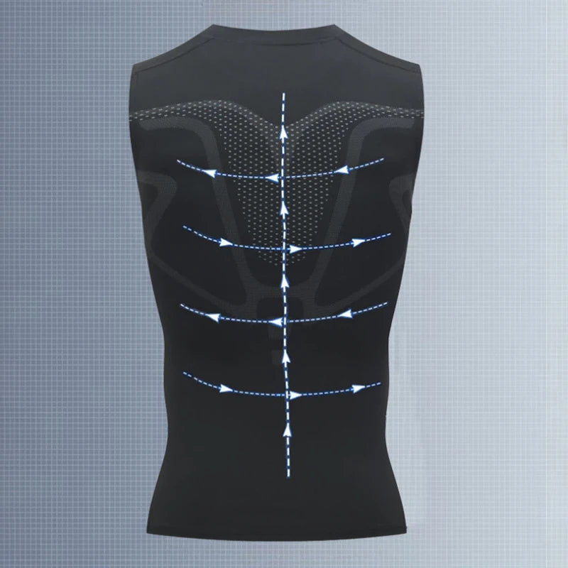 CompFit™ – Compression Tank Top for Men | Quick-Dry Gym Shirt